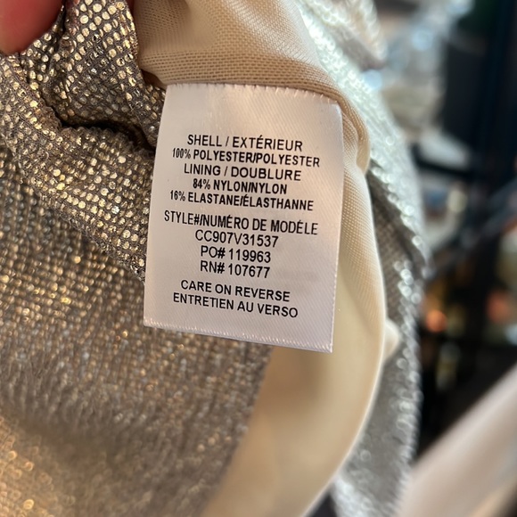 Alice + Olivia silver dress, size 2 - Picture 6 of 7